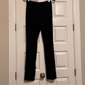 No Boundaries Ribbed Black Flare Pants